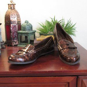 Faux Tortoiseshell Loafers